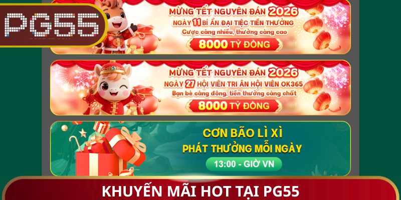 Khuyến mãi hot tại PG55